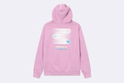 Wood Wood Jenn stacked Logo Hoodie Rosy Lavender